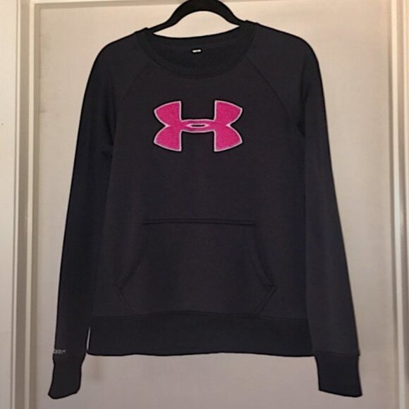 Under Armor Crew Neck Logo Pullover Sweatshirt - Picture 6 of 7